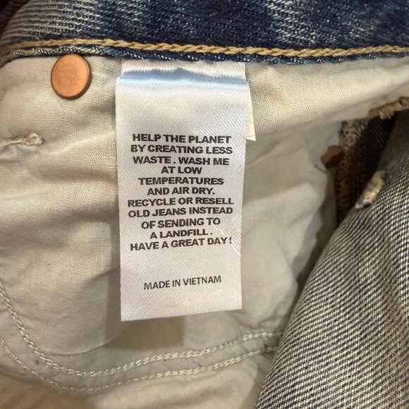 NEW Pacsun Casey Low Rise Baggy Jeans Medium Indigo Tint NWT Size 26 - Picture 15 of 16